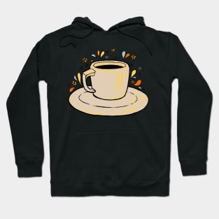 Floral Coffee Cup of Joe Hoodie